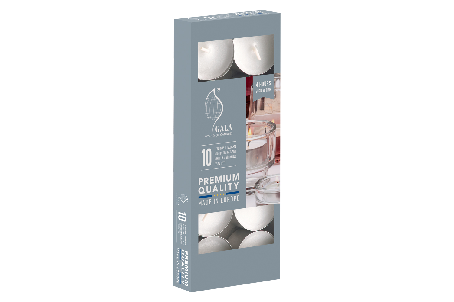 Bougies chauffe-plats - 10 pièces