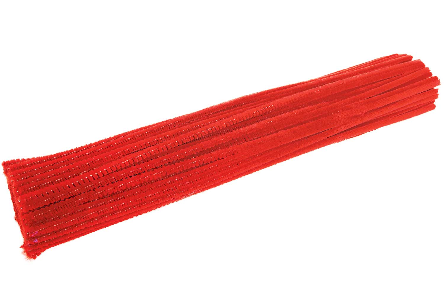 Chenilles 30 cm x Ø 4 mm (100 pièces) - rouge