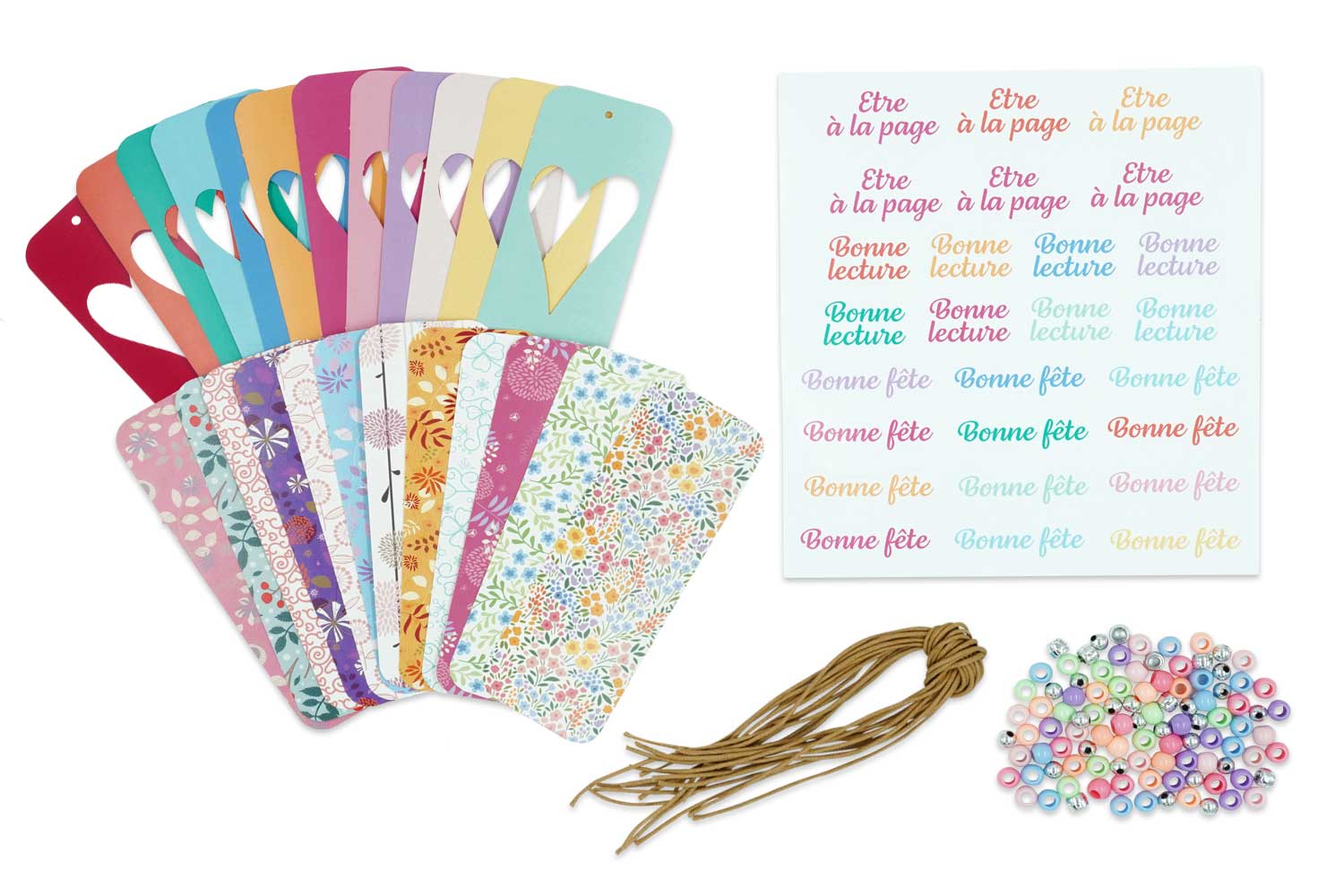 Kit marque-pages poétiques - 12 pièces