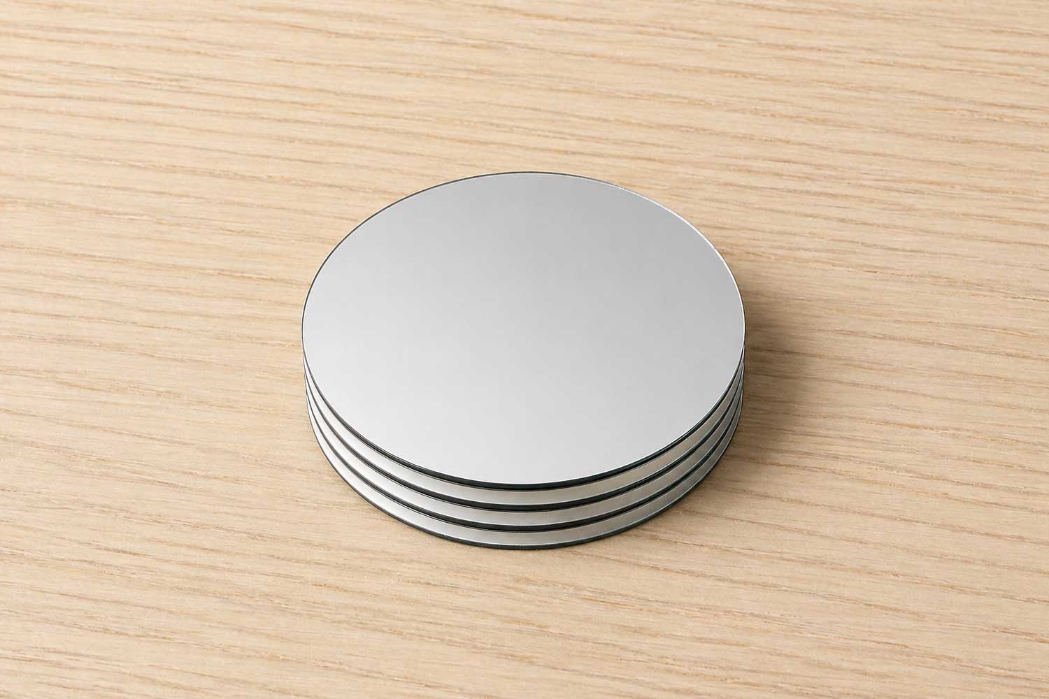 Miroirs ronds Ø 7,5 cm - 4 pièces