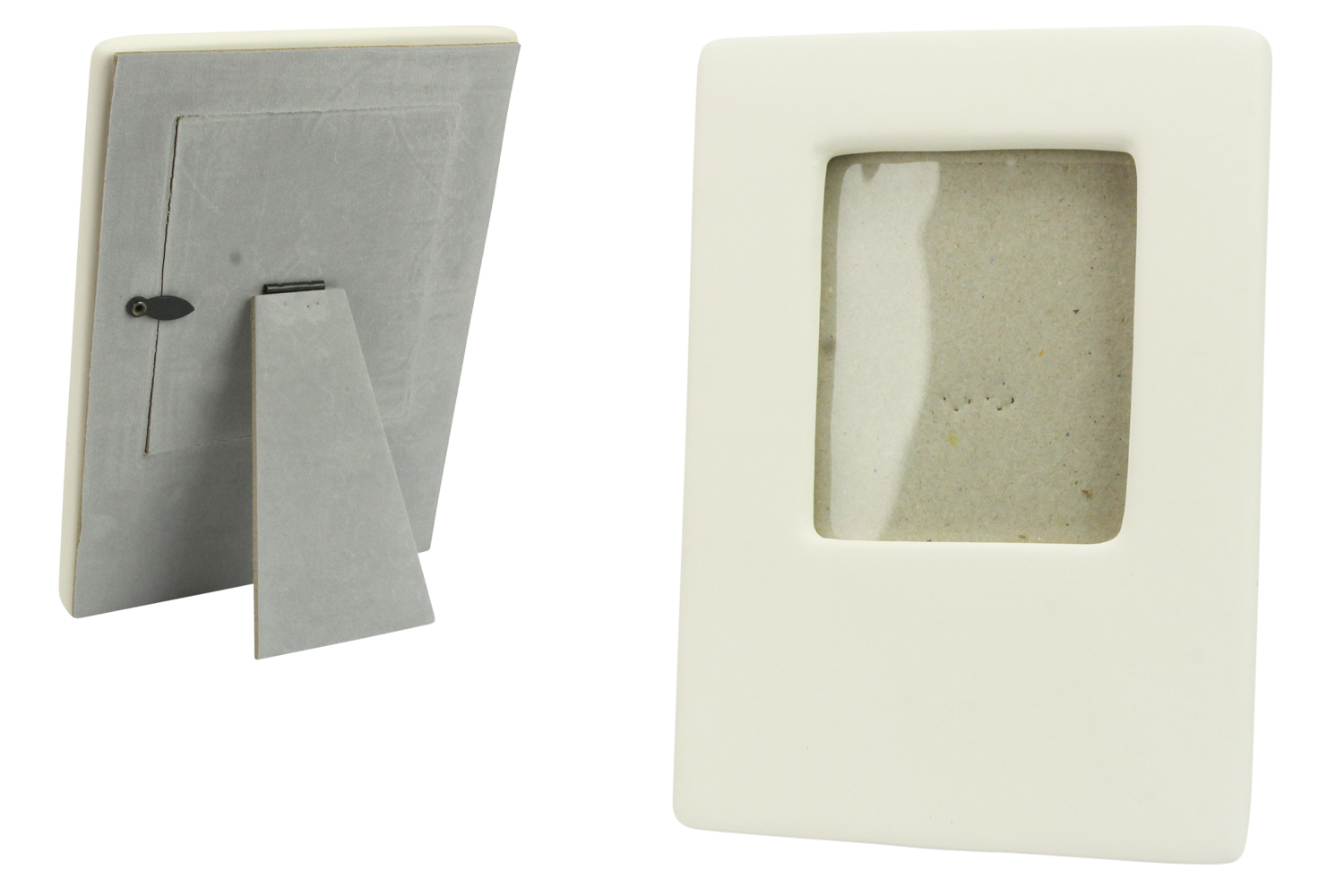 Cadres en céramique blanche - Lot de 6