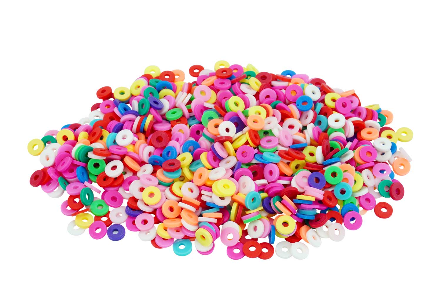 Perles Heishi multicolores - environ 900 perles