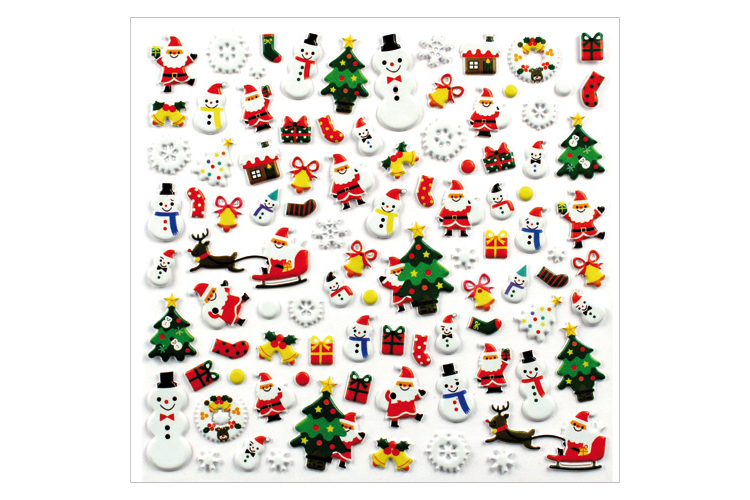 Stickers Noël 3D - 95 stickers