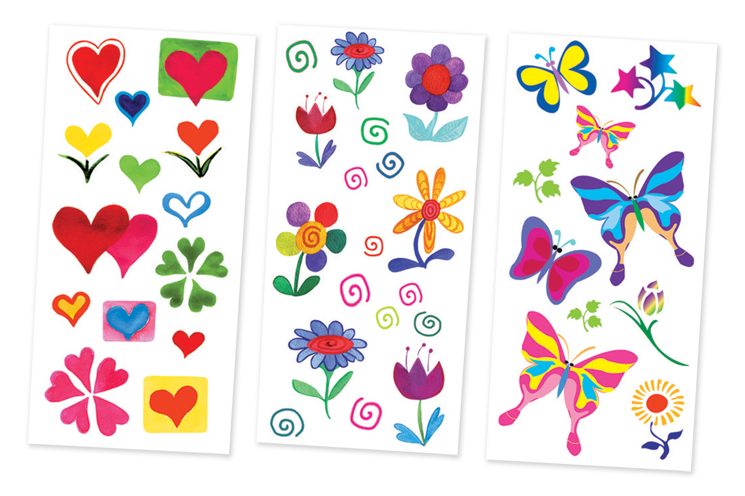Stickers pour céramique, verre et miroirs - 3 planches
