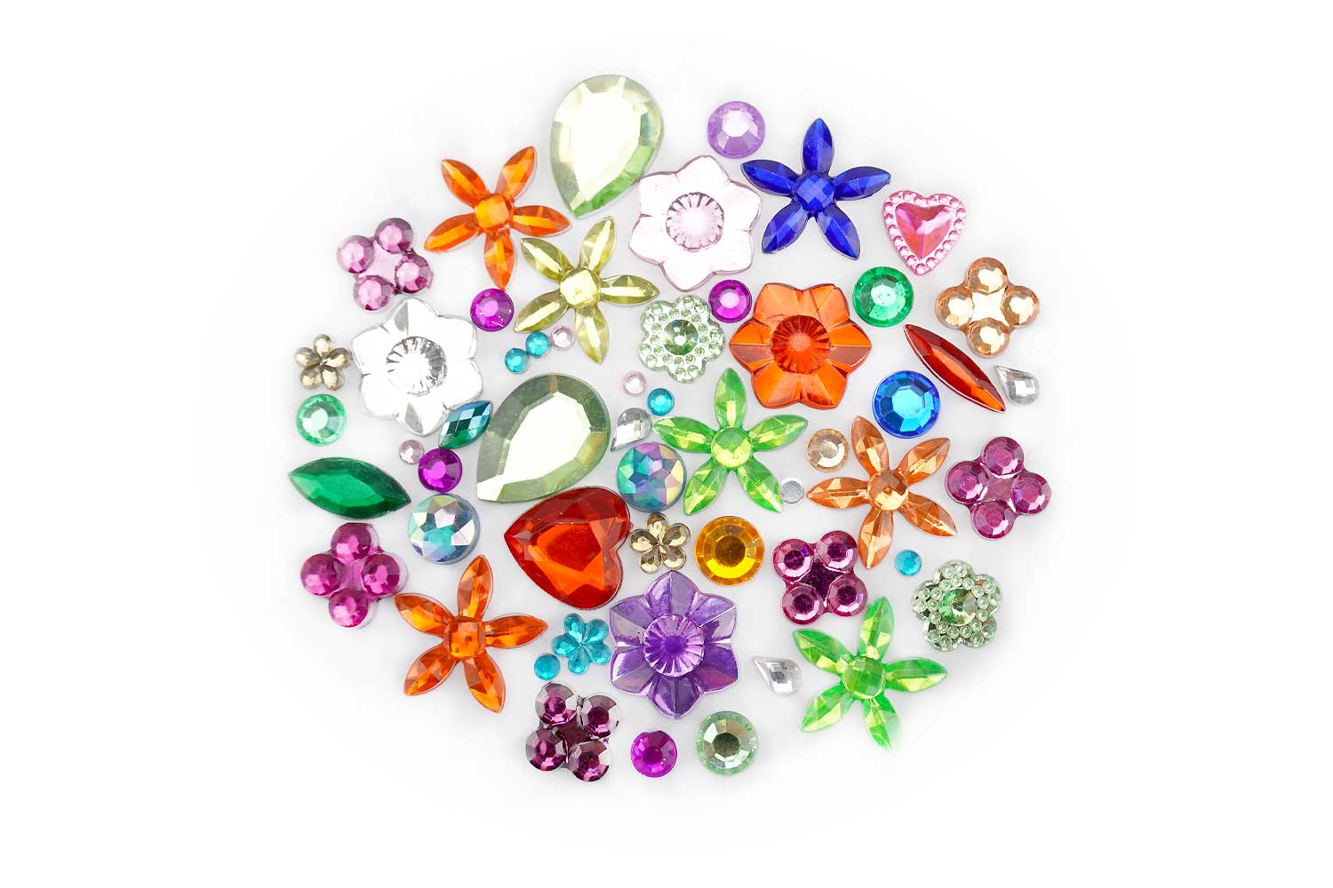 Strass formes assorties – 1 set (300 strass)