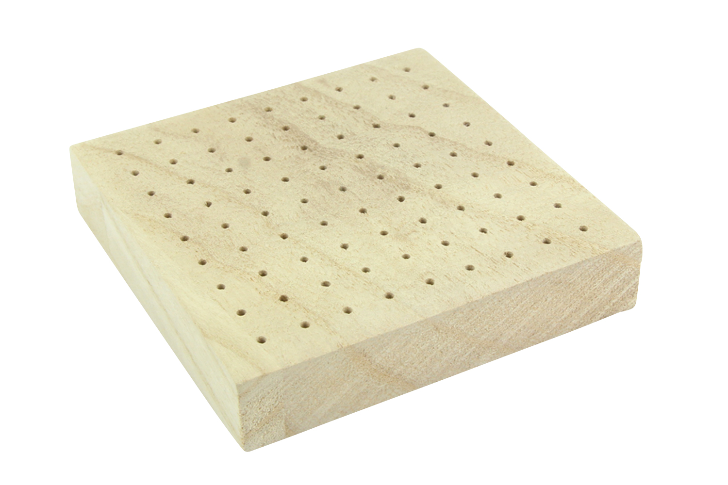 Support en bois à trous 