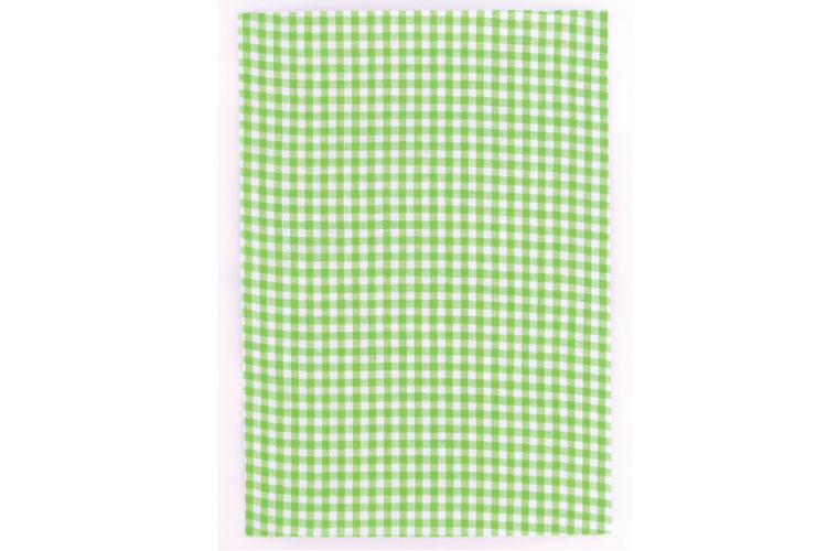 Tissu adhésif vichy vert