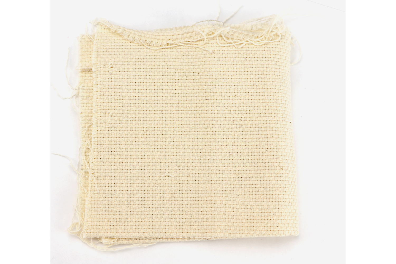 Toile en coton pour punch needle  25 x 25 cm