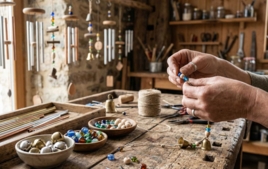 Je fabrique un carillon - Activités Créatives - 10doigts.fr