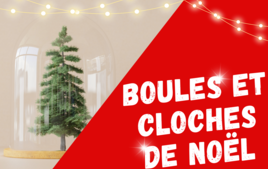 Boule à neige, Cloche - Supports de Noël à décorer - 10doigts.fr