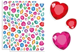 Gommettes cœur : des cœurs adhésifs pour vos activités créatives - Embellissements et décorations de Fête des Mères pour toutes vos créations - 10doigts.fr