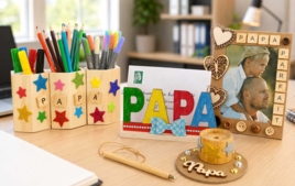 Cadeaux pour le bureau de papa : personnalisez son espace de travail - Loisirs créatifs pour la fête des Pères : fabriquez un cadeau unique - 10doigts.fr