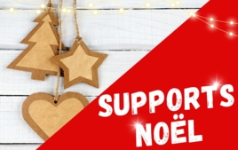 Supports de Noël à décorer - Noël - 10doigts.fr