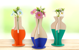 Vases et soliflores à décorer - Objets à décorer - 10doigts.fr