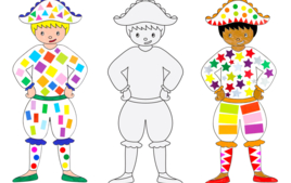 Supports de coloriages originaux pour enfants - Supports à décorer - 10doigts.fr