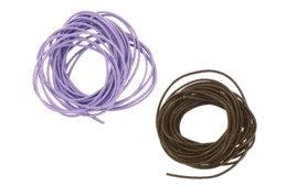 Cordons en cuir et coton ciré - Fils, cordons & rubans - 10doigts.fr
