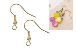 Boucles d'oreilles - Apprêts bijoux - 10doigts.fr