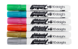 Feutres porcelaine et verre : créez votre vaisselle personnalisée - Feutres et marqueurs : trouvez le feutre idéal pour tous vos projets - 10doigts.fr