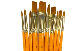 Pinceaux et brosses pour peinture acrylique - Peinture acrylique beaux-arts : qualité artiste, étude et haute pigmentation - 10doigts.fr