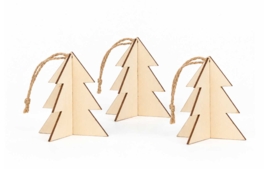 Suspensions et déco murale - Supports en bois - 10doigts.fr