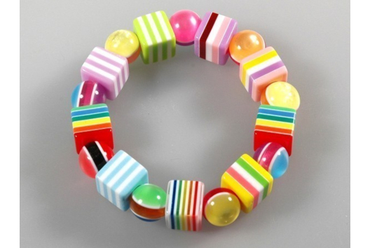 Bracelet flashy - Perles, bracelets, colliers - 10doigts.fr