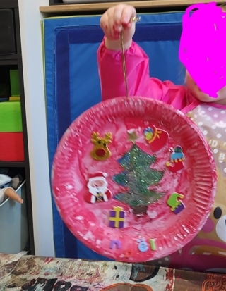 Sapin a paillettes - 10doigts.fr