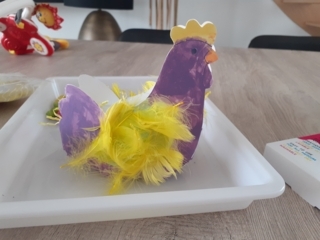 POULE PÂQUES - 10doigts.fr