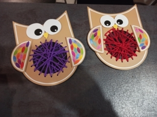Hibou à tisser - 10doigts.fr