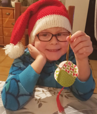 Boules de Noël en papier 3 D - 10doigts.fr