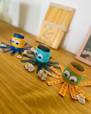 Pieuvres marrantes - 10doigts.fr