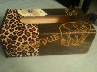 Boite à mouchoir - Déco du bois - 10doigts.fr