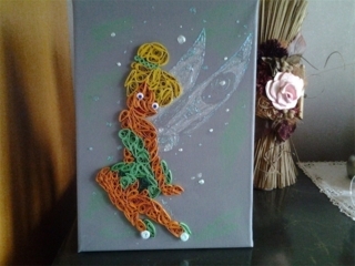 fée clochette - Quilling - 10doigts.fr