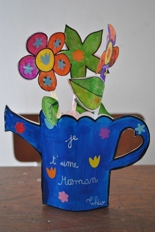 panier fête des mères - Fêtes des pères et mères - 10doigts.fr