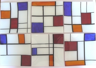 6 assiettes de présentation - Céramique, verre - 10doigts.fr