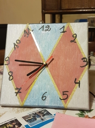 Horloge sur chassis - Home Déco, Châssis - 10doigts.fr