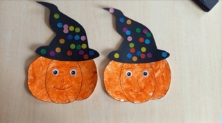 Citrouille d halloween - 10doigts.fr