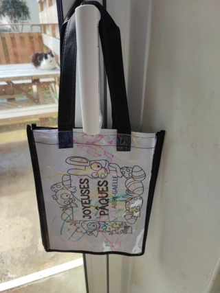 Sac personnalisé pour Pâques - 10doigts.fr