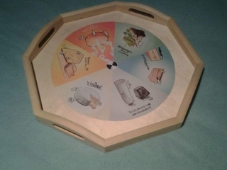 Plateau de fromages - Déco du bois - 10doigts.fr