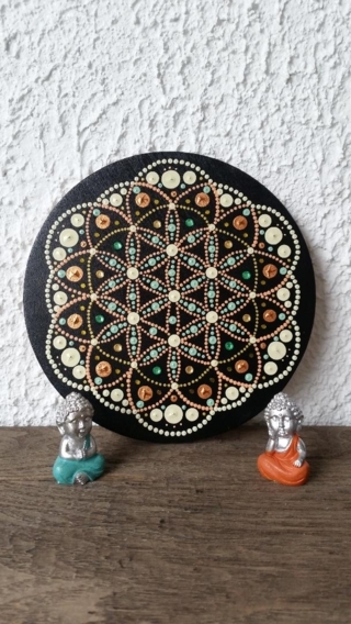 Fleur de vie - Déco du bois - 10doigts.fr