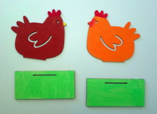 Poule à peindre - 10doigts.fr