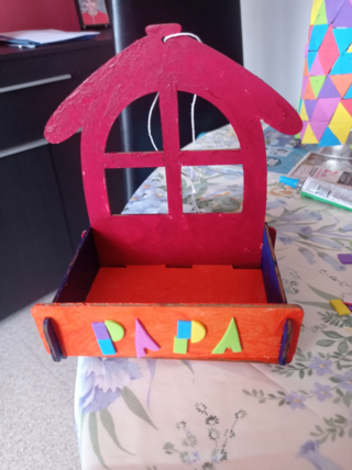 Mangeoire à oiseaux leo - 10doigts.fr