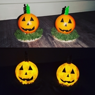 Citrouilles lumineuses - 10doigts.fr