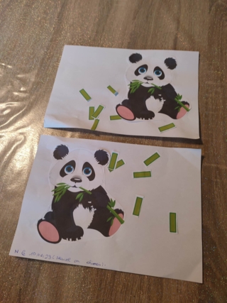 Panda au Nouvel An chinois - 10doigts.fr