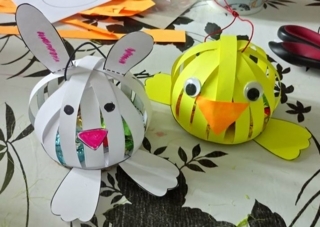 paque en papier - Créations d'enfant - 10doigts.fr