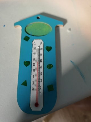 Thermomètre pour salle de jeux - Déco du bois - 10doigts.fr