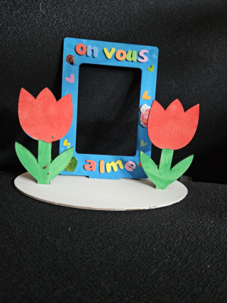 Cadre fleur - 10doigts.fr