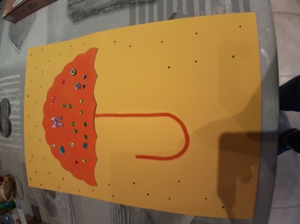 Parapluie pour égayer la grisaille - Créations d'enfant - 10doigts.fr