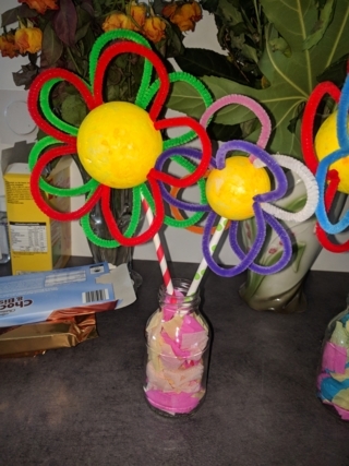 Boule de fleurs - Créations d'enfant - 10doigts.fr