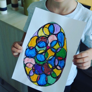Œufs de Pâques - Peinture - 10doigts.fr