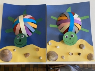 Les tortues de mes jum’s - Créations d'enfant - 10doigts.fr